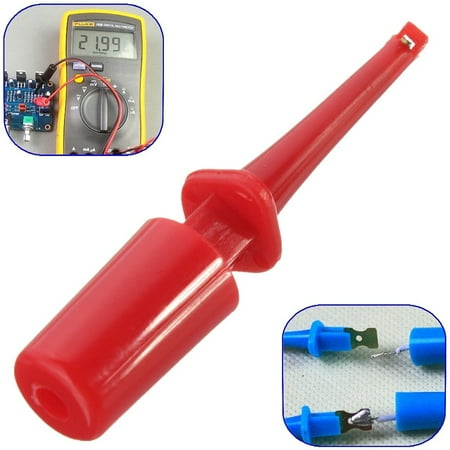 yotijar Multimeter Lead Wire Test Probe Hook Clip Set Grabbers Connector 12Piece 